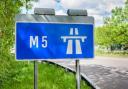 Two miles of traffic queues on M5 in Worcestershire