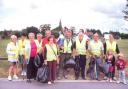 DEDICATED: Hallow Village Community Group are often to be seen out in force clearing up their neighbourhood streets.