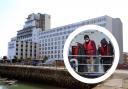 The Grand Burstin Hotel in Folkestone is one location which houses asylum seekers (PA)
