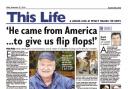 ‘He came from America...to give us flip flops!’