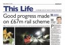 Good progress made on £67m rail scheme