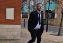 COURT: Daniel Foster outside Worcester Magistrates Court