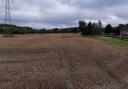 LAND: The fields behind Abberley Village Hall where up to 14 new homes could soon be built