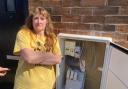 ANGRY: Jane Bamford of Green Lane, Worcester, says she is fed-up of being asked to provide meter readings to E.ON and believes she is being charged for someone else's bill