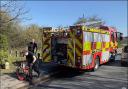 Firefighters were called to Castlemorton Common