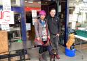 HEARTBREAK: Sam Fredericks and her husband Simon Fredericks are sad about the closure of the RSPCA shop in Broad Street, Worcester