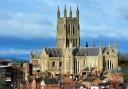 Worcester Cathedral was the most suggested location by far