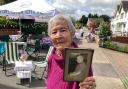 MEMORIES: Jeni Rowberry of Sebright Avenue with a picture of herself around the time of the Coronation of Queen Elizabeth II