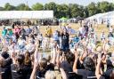 CROWDS: Worcester Show at Pitchcroft Racecourse, Worcester,  in 2021