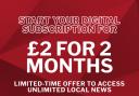 Flash sale: Subscribe for £2 for 2 months