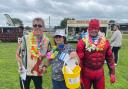 Daredevil and friends raising awareness of Sight Concern