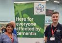 HOPE: Lila Williams, local services manager for the Alzheimer's Society, and community fundraising manager Adam Evans are excited about the benefits of new drug  donanemab