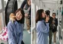 CELEBRITY: Japanese actress Yuriko Ishida visited a Worcester animal rescue.