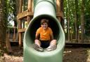 FUN: A child enjoys the play area at Hartlebury Castke