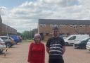 FLASHBACK: Cllr Jill Desayrah and Kevin Bendall have raised concerns about antisocial behaviour and crime in Snowshill Close, Warndon, Worcester because the car park is dark with no lighting to deter drug dealing and dogging