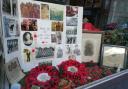 The display in the window of Allan's shop