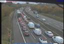Live updates as hour-long queues build on motorway in Worcestershire