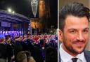 SWITCH ON: Worcester Christmas lights switch on, and Peter Andre who switched on Redditch's lights