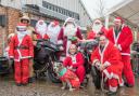 The group of Santa bikers will leave Cornwill Yard in Evesham at 12pm