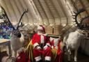 POPULAR: Father Christmas at St Peter's Garden Centre in Worcester