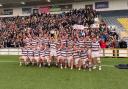 King's celebrate winning the Modus Challenge Cup