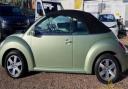 Bishop John is hoping someone has spotted this distinctive green VW Beetle