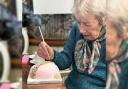 Residents decorated Brandy-soaked Christmas cakes as seasonal baubles