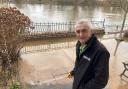 ADAPTABLE: Ian Harris has adapted well to living by the River Severn in Diglis during the floods but believes residents need permanent flood defences