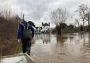 FLOODS: The Camp House Inn in Grimley has always adapted to the floods including using a boat to ferry customers to and from the pub but it's becoming increasingly difficult