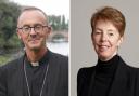 SPEAKS OUT: Bishop of Worcester John Inge and Paula Vennells