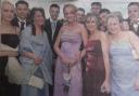 Glamour and hunks at the school prom at Worcestershire County Cricket Club in 2005