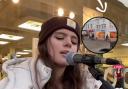 SURPRISE: TikTok busker Jodie Lauren Music caught the moment on cam she received 'biggest tip' while singing in Worcester