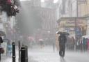 RAIN: Torrential rain pours down in Broad Street
