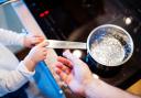 HWFRS have warned of the dangers of a hot hob around children