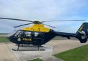 ARREST: A police helicopter was used in the arrest of Nathan Cruikshank