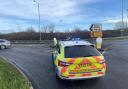CRASH: Pershore Lane crash - the road was closed while the crash was cleared