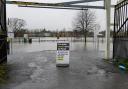 CLOSED: Pitchcroft car park in Worcester was closed on Friday due to flooding