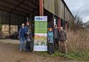 Community group members from Conderton and Overbury Community Orchard, Bishampton Nature Reserve and Tom Ward from Heart of England Forest