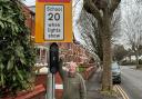 ACTION: Cllr Alan Amos used his council budget to pay for the flashing signs outside Pitmaston Primary School in Malvern Road in St John's, Worcester