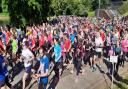 The Worcester Parkrun in action