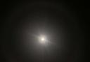 SKY: The moon halo seen in the sky