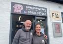 FAMILY: Martyn Dorr and wife Teresa Dorr want more people to enjoy the freshly made food at the Greedypig cafe in Blackpole Trading Estate East
