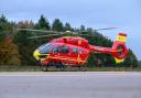 Midlands Air Ambulance lands near Worcester