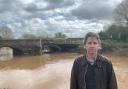CONCERN: Daniel Daniels, chairman of the Battle of Worcester Society, by Powick Old Bridge