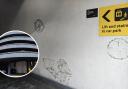 A graffiti tile painted in the NCP car park in Worcester was recently removed without trace
