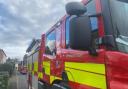 BLAZE: Firefighters were called to a fire in Hallow.