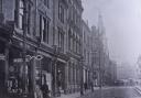 St Nicholas Street, Worcester, looking towards The Cross in 1910