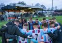HUDDLE: Malvern Town faced Westbury United at home