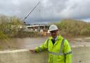 POSITIVE: Cllr Marc Bayliss has defended the Kepax Bridge project and has been assured it will be finished by the end of the year