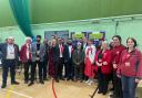 CELEBRATING: Labour councillors and campaigners at the count
